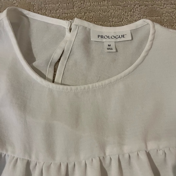 Prologue White Women's Top size M - Picture 2 of 3